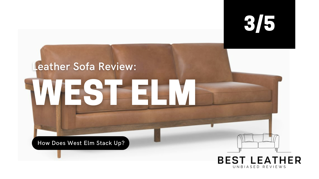 Leather Sofa At West Elm