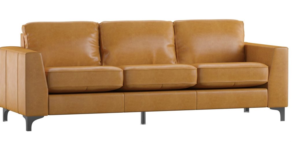 bastian aniline leather sofa by inspire q modern