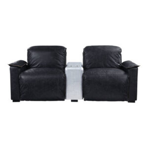 86.4" Wide Genuine Leather Power Standard Recliner