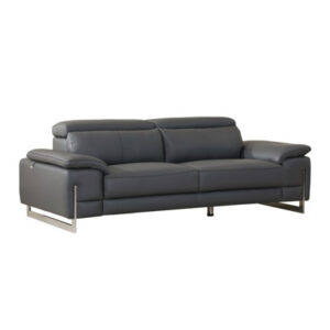 Addelaide 87" W Genuine Leather Pillow Top Arm Sofa