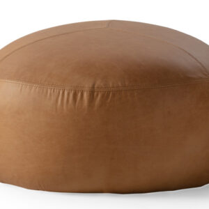 Boulder 32" Leather Ottoman, Milano Russet