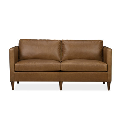 Clifford 73" Leather Studio Sofa