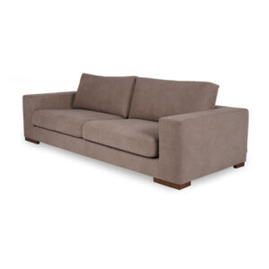 Gahwiler 96.1" Genuine Leather Square Arm Sofa