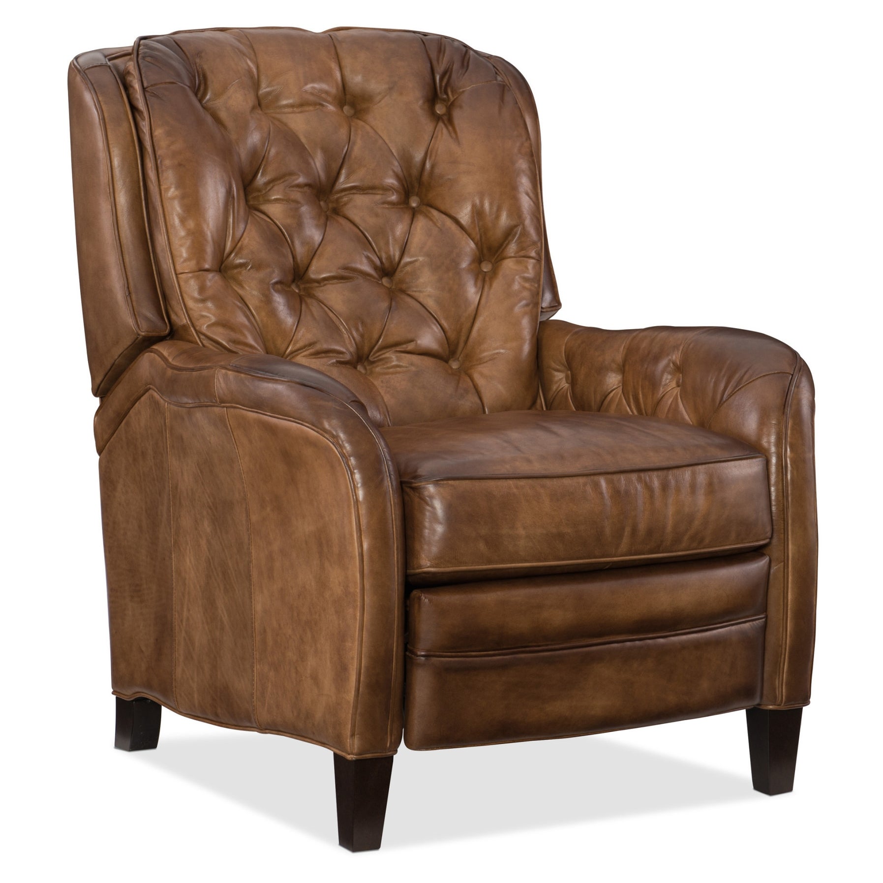Hooker Furniture Nolte 32-1/2" Wide Leather Recliner with Button - Checkmate Pawn