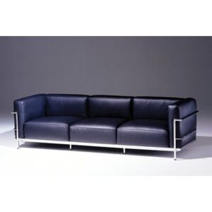 Le Corbusier Grand Firm Comfort Leather Sofa