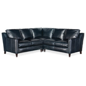 Melville Sectional (Leather, Cone Legs)