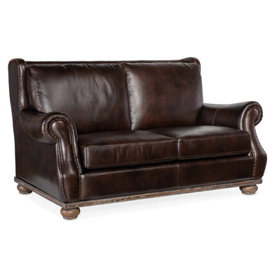 SS 70.5" Genuine Leather Sofa