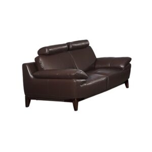 Servidio 71" Genuine Leather Pillow Top Arm Sofa