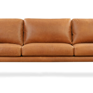 Spectre 81" Leather Sofa, Milano Russet