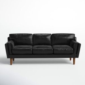 Winnetka 8" Genuine Leather Square Arm Sofa