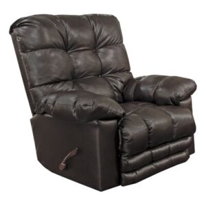 Penkridge 46" Wide Genuine Leather Manual Rocker Standard Recliner