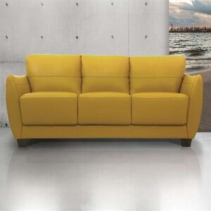 Sofa, Mustard Leather
