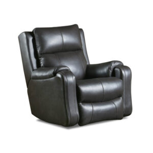 Contour 37" Wide Genuine Leather Power Rocker Standard Recliner