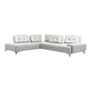 2 - Piece Leather Upholstered Sectional