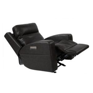 37" Wide Genuine Leather Power Glider Ergonomic Recliner