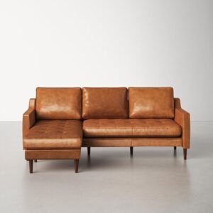Daylen 2 - Piece Genuine Leather Chaise Sectional