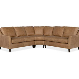 Marleigh Sectional (Leather, Tapered Legs)