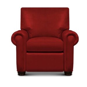 Bordeaux 40" Wide Genuine Leather Manual Club Recliner