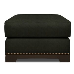 Brooklyn 30" Wide Genuine Leather Rectangle Modern Standard Ottoman