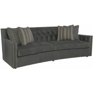 Candace 96" Genuine Leather Square Arm Sofa