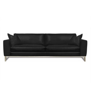 Fairfax 108" Genuine Leather Square Arm Sofa
