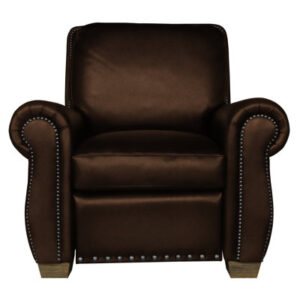 Rafael 41" Wide Genuine Leather Manual Club Recliner