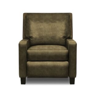 Rebecca 32" Wide Genuine Leather Manual Club Recliner