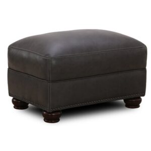 Westwood Leather Upholstered Ottoman