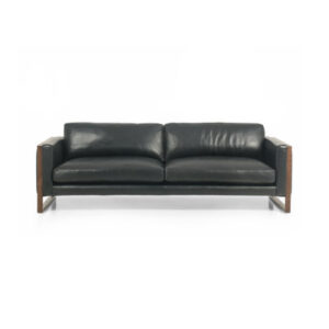 Burcker 97" Leather Sofa
