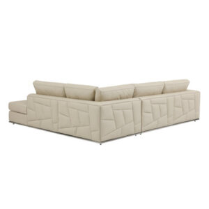 Palombo Genuine Leather Modular Sofa and Chaise