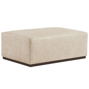 Sterling Leather Ottoman