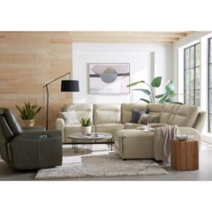 Closeout Blairemoore Leather Sectional Collection Created For Macys