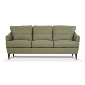 Graciana 83.5'' Genuine Leather Flared Arm Sofa