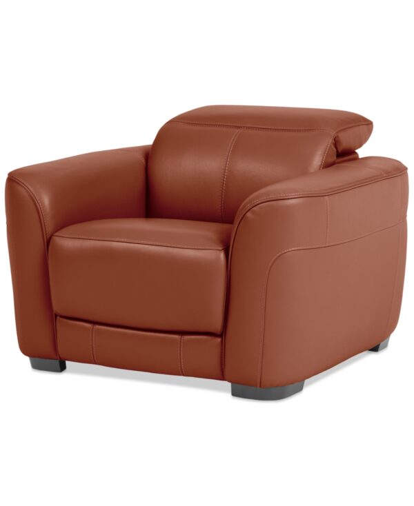 Lexanna Leather Recliner, Created for Macy's - Warm Brown