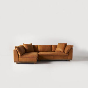 Relaxed Saguaro Leather Sectional