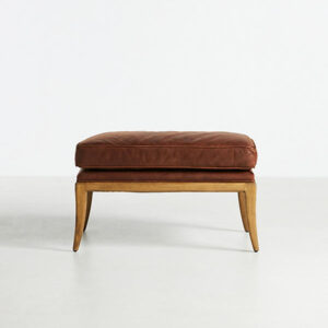 Florence Leather Ottoman
