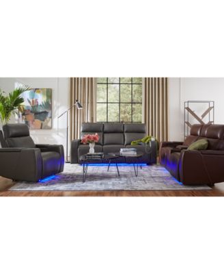 Greymel Leather Sofa Collection Created For Macys