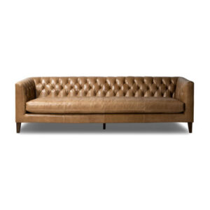 Beola 96" Leather Sofa