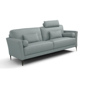Cassis 84.5'' Genuine Leather Square Arm Sofa