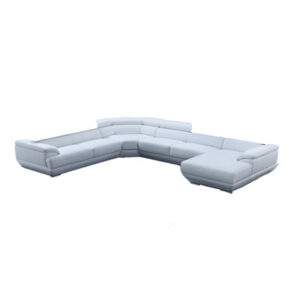 4 - Piece Leather Chaise Sectional
