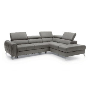 Sectional Sofa Bed Modern Italian Full Leather