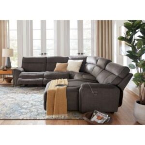 Closeout Hutchenson Leather Sectional Sofa Collection