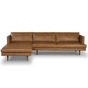 Miller 2 - Piece Leather Sectional