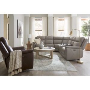 Addyson Zero Gravity Leather Sectional Collection Created For Macys