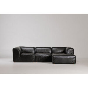 Astra 4- Genuine Leather Reversible Modular Sectional