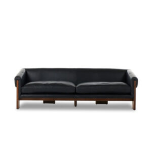 Bernward 90.5" Leather Sofa