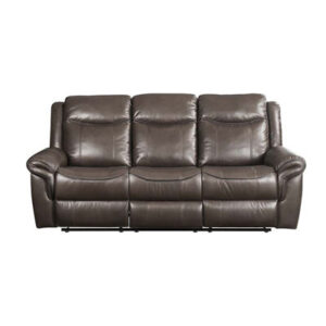 Brahmtej 89'' Genuine Leather Sofa
