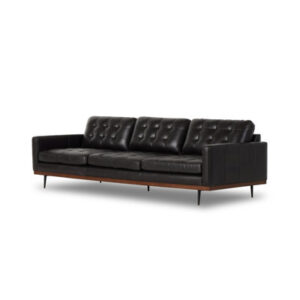 Chudleigh 99" Leather Sofa