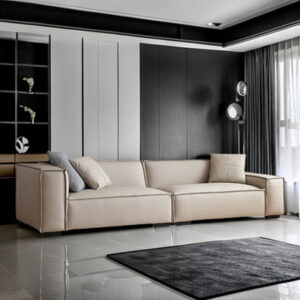 Eulojia Leather Sofa