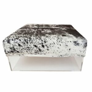 Jake Leather Cocktail Ottoman